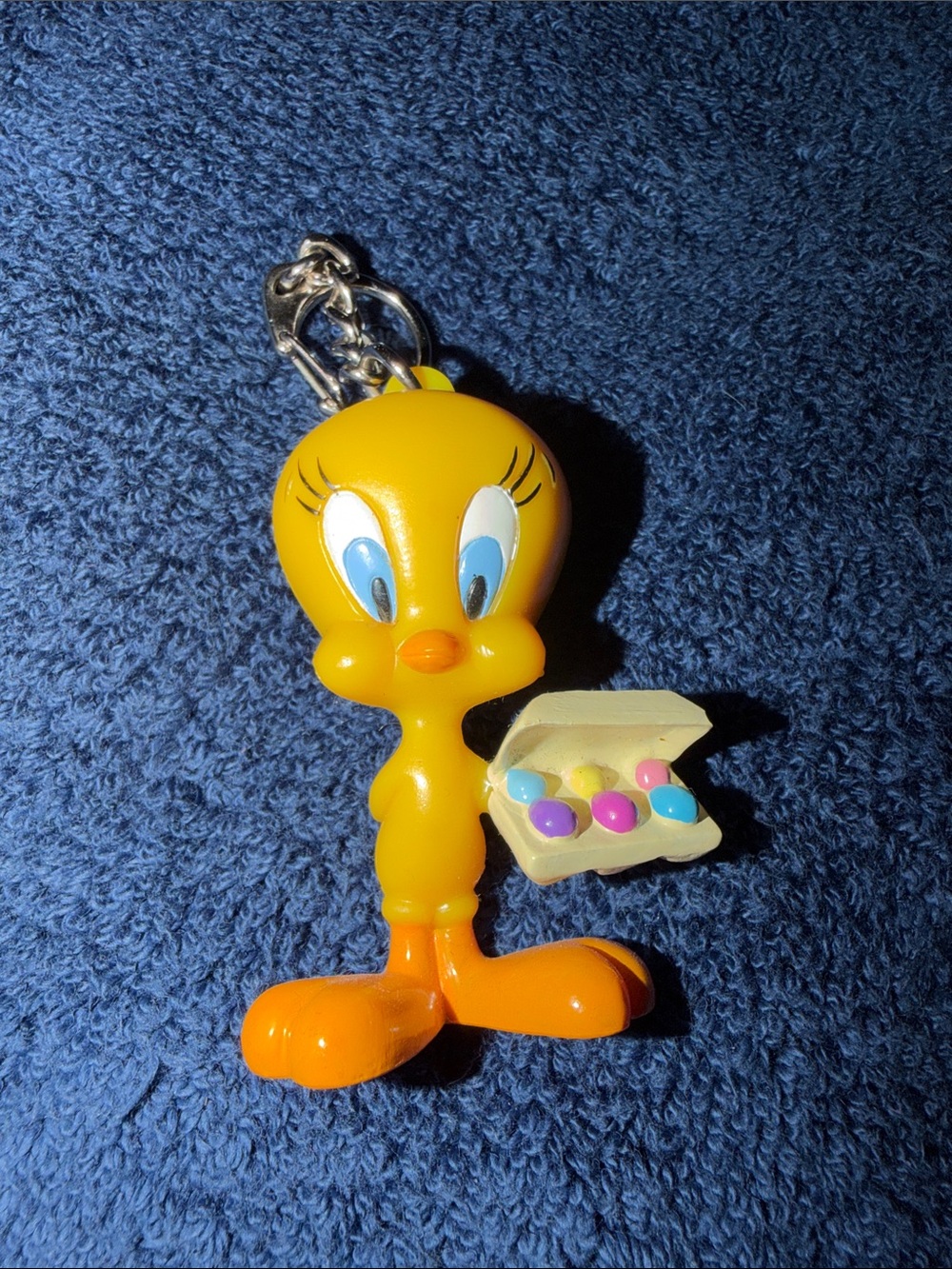 Vintage Tweety Bird Easter Keychain